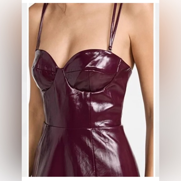 STAUD Abstract Midi Dress Size 8 - Picture 4 of 13